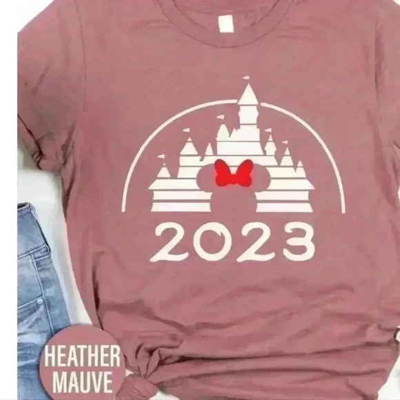 Minnie’s Castle Shirt 2023 in Heather mauve size small - Picture 2 of 8
